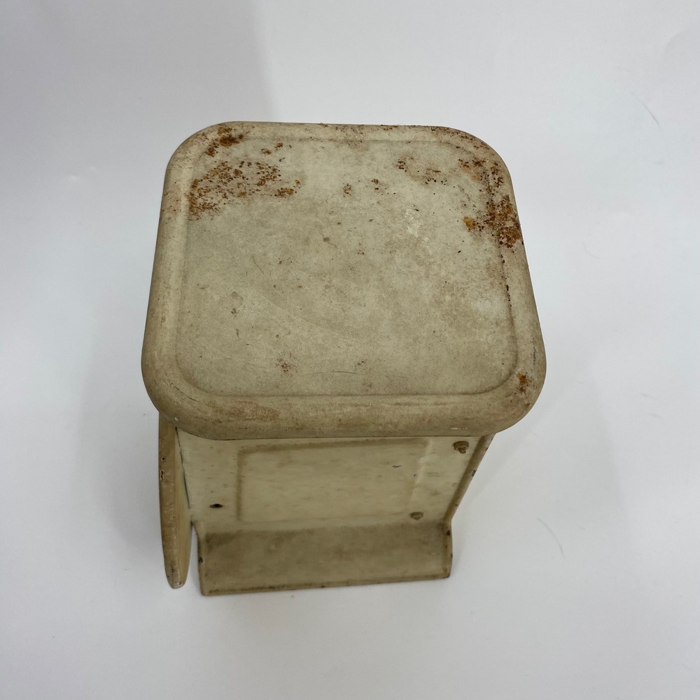 Vintage Way Rite 25lb Household Scale Green Cream Metal Farmhouse Kitchen Decor - Picture 8 of 10